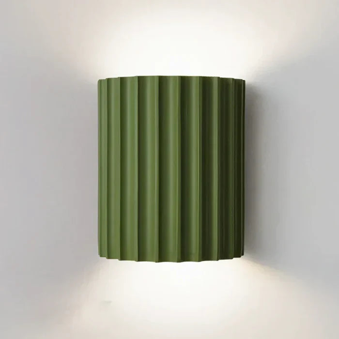 LED Wall Sconce Light in Unique Resin Design for Cozy Atmosphere