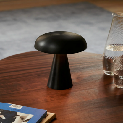 Contemporary Wireless Mushroom-Shaped Table Light