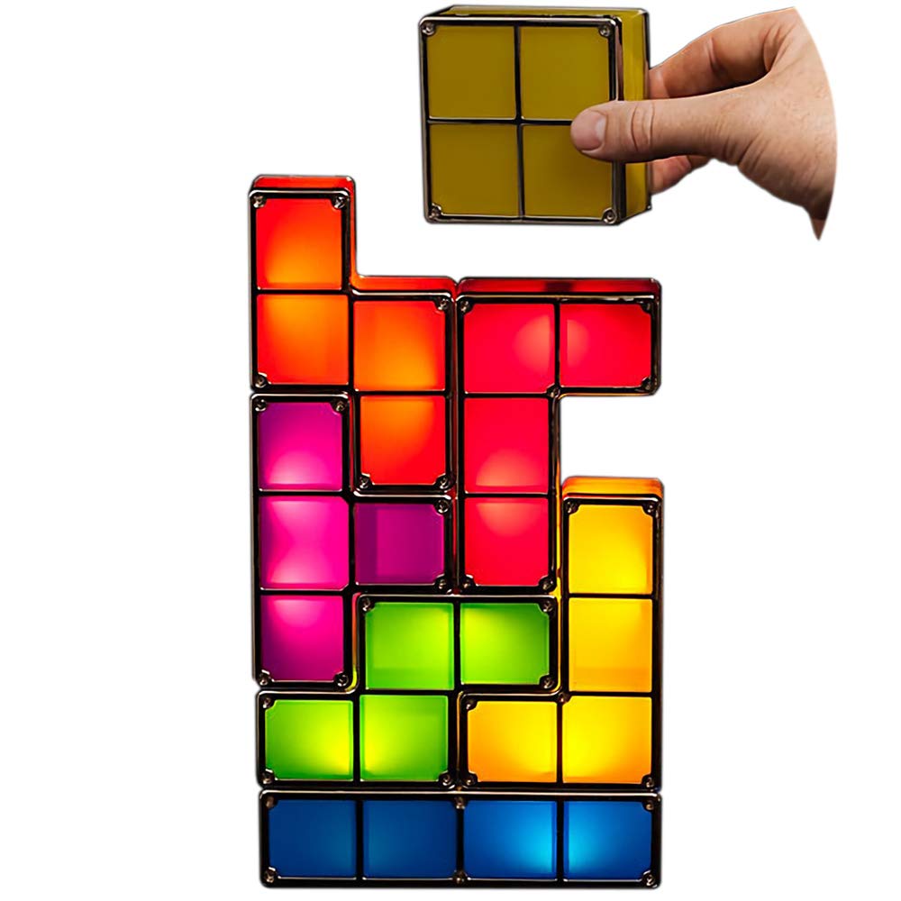 Interactive Tetris Lamp - Modular LED Lighting for Creative Home Decor