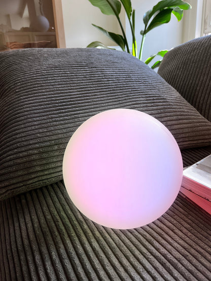 Versatile Color-Adjustable Orb Lamp with Remote Control