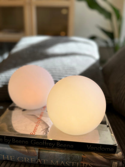 Versatile Color-Adjustable Orb Lamp with Remote Control