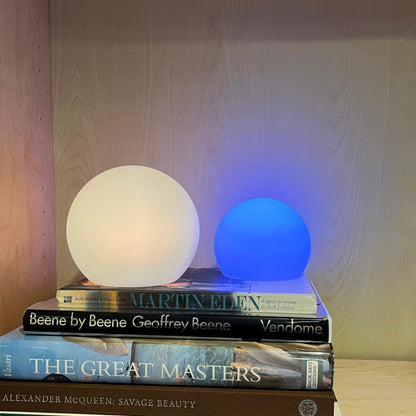 Versatile Color-Adjustable Orb Lamp with Remote Control