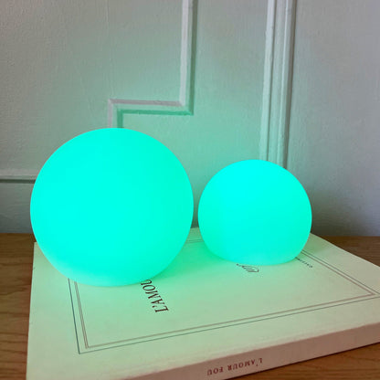 Versatile Color-Adjustable Orb Lamp with Remote Control