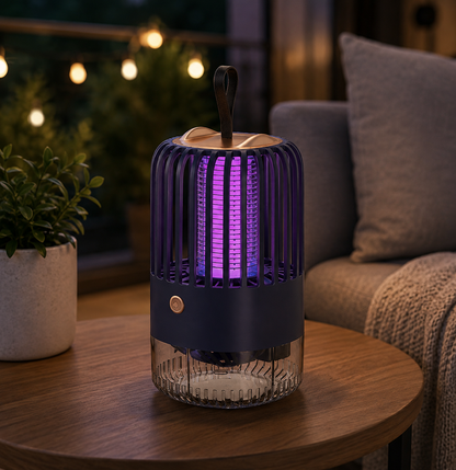 Rechargeable Mosquito Repellent Light with USB – Chemical-Free UV Lamp for Indoor and Outdoor Use, Covers 323 sq ft