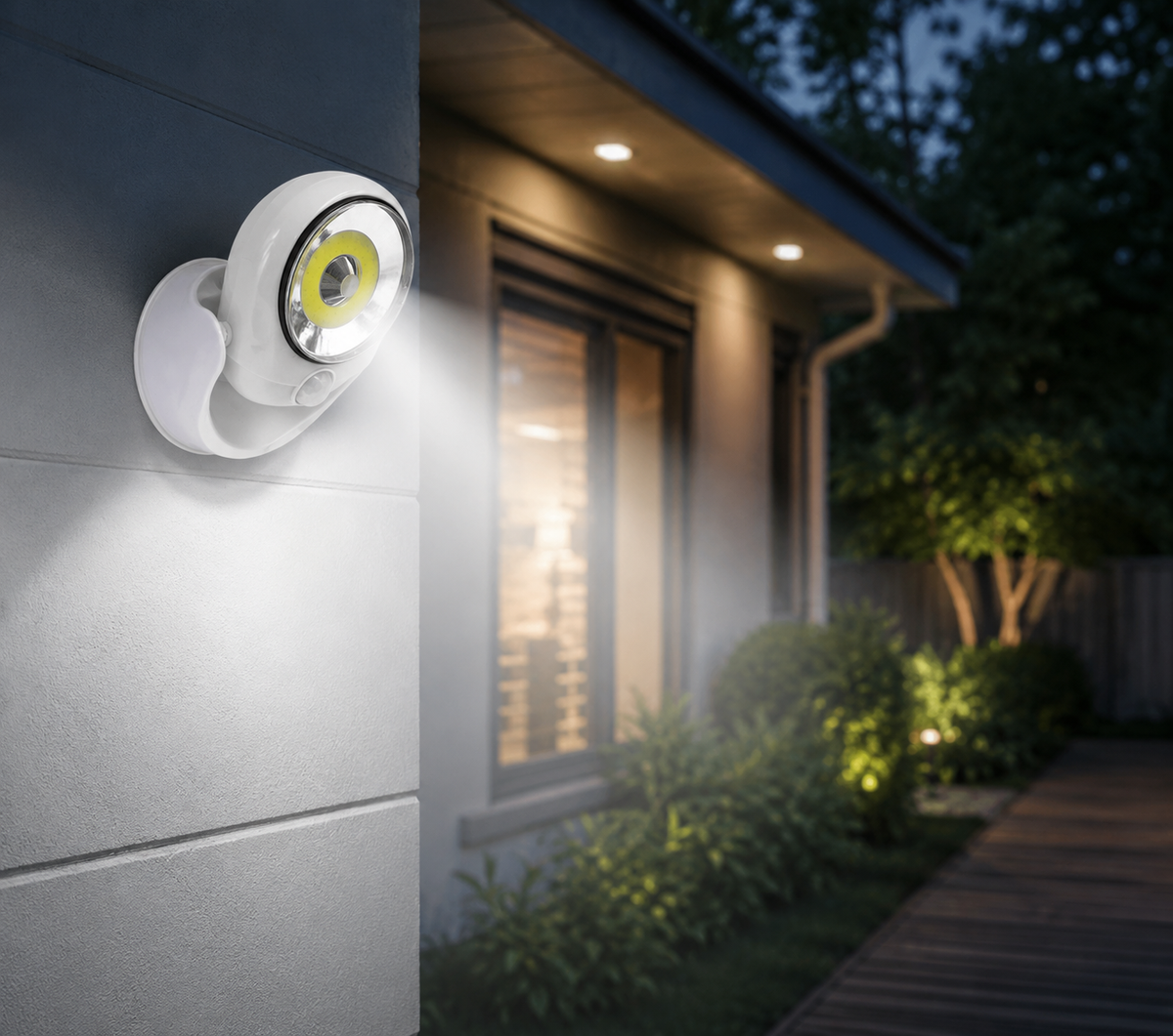 Wireless Magnetic Security Light with LED Motion Sensor for Outdoor Use