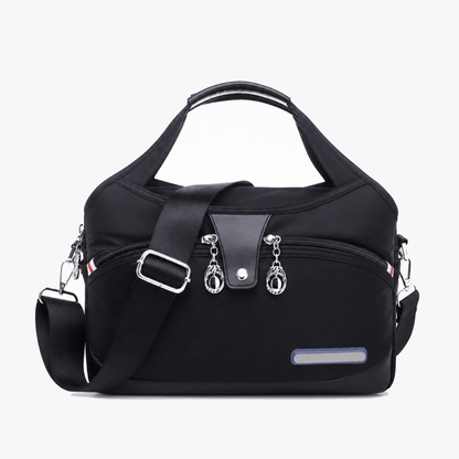 Water-Resistant Crossbody Bag with Adjustable Strap and Multiple Pockets