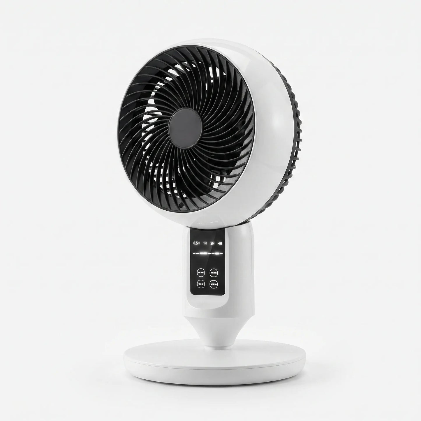Remote-Controlled Oscillating Fan – Height Adjustable for Effective Cooling