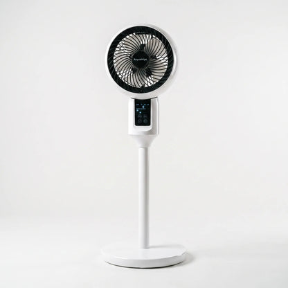 Remote-Controlled Oscillating Fan – Height Adjustable for Effective Cooling