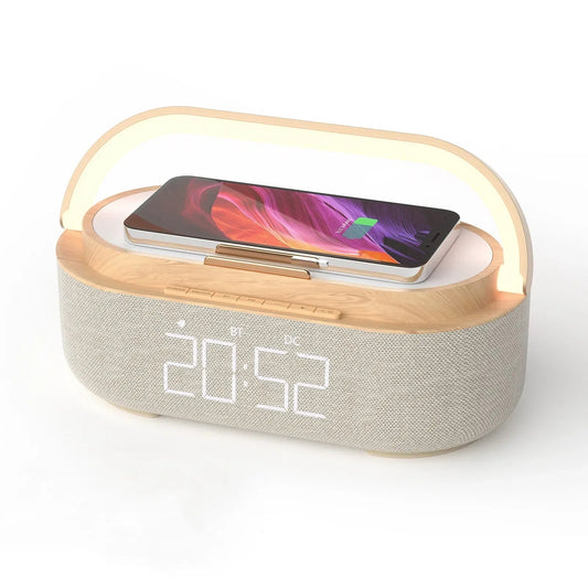 5-in-1 Wireless Charger with Fast Charging and Bluetooth Speaker