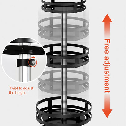 360° Rotating Storage Rack – Space-Saving Organizer for Easy Access