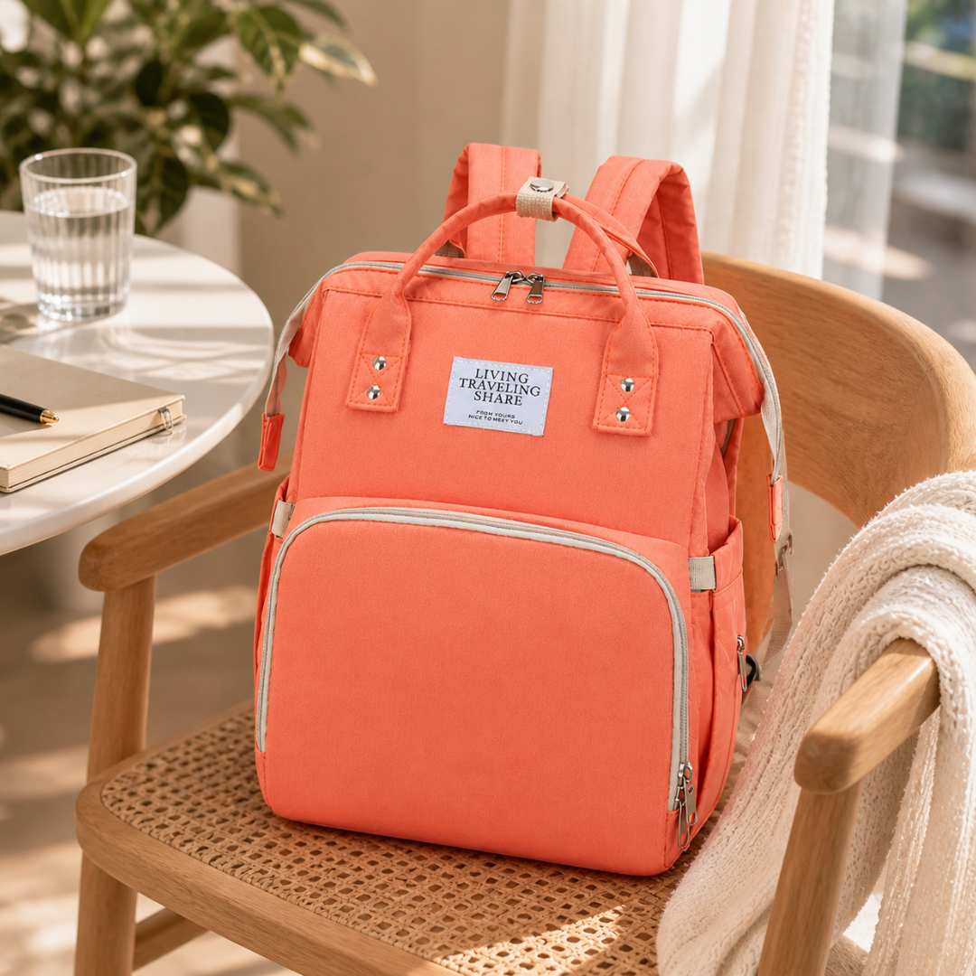Backpack for Diapers with Multiple Functions