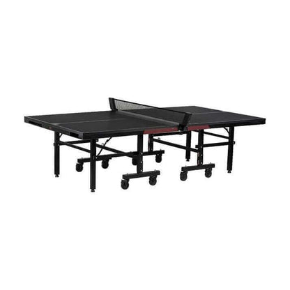 ElitePlay Pro 9' Folding Ping Pong Table - Jet Black