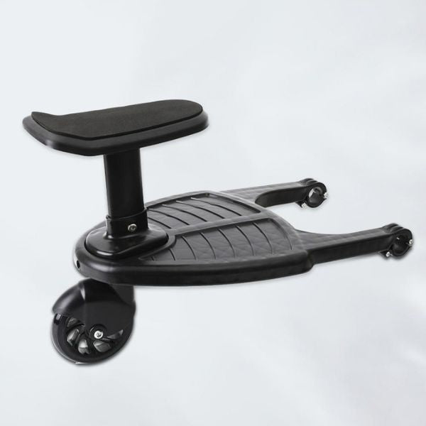 Child Ride-Along Board with 360° Swivel Wheels for Strollers
