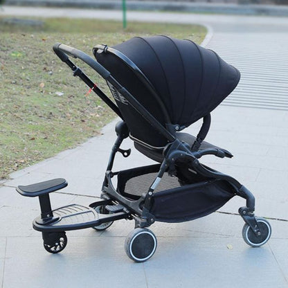 Child Ride-Along Board with 360° Swivel Wheels for Strollers