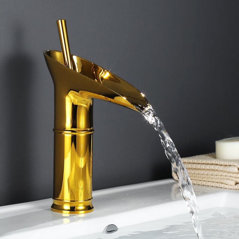 Antique Brass Bathroom Faucet – Single Handle Basin Mixer Tap in Black or Gold