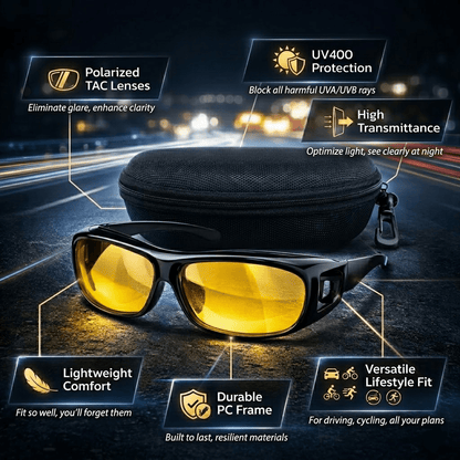 Night Vision Polarized Glasses for Safer Driving