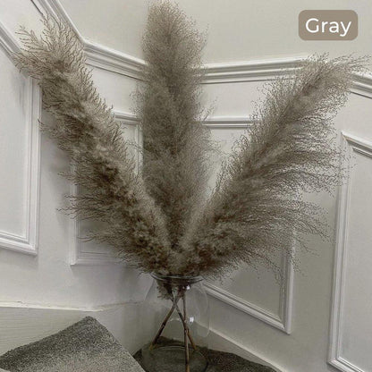 Boho Style Home Decor - 80 cm Pampas Grass Bouquet with Feathers