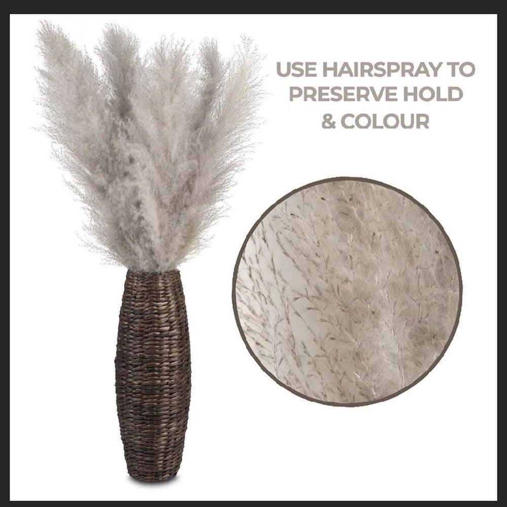 Boho Style Home Decor - 80 cm Pampas Grass Bouquet with Feathers