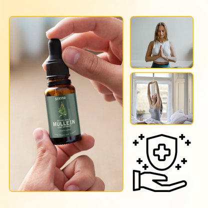 Mullein Herbal Extract | Detoxifying Chlorophyll Tincture for Respiratory Health