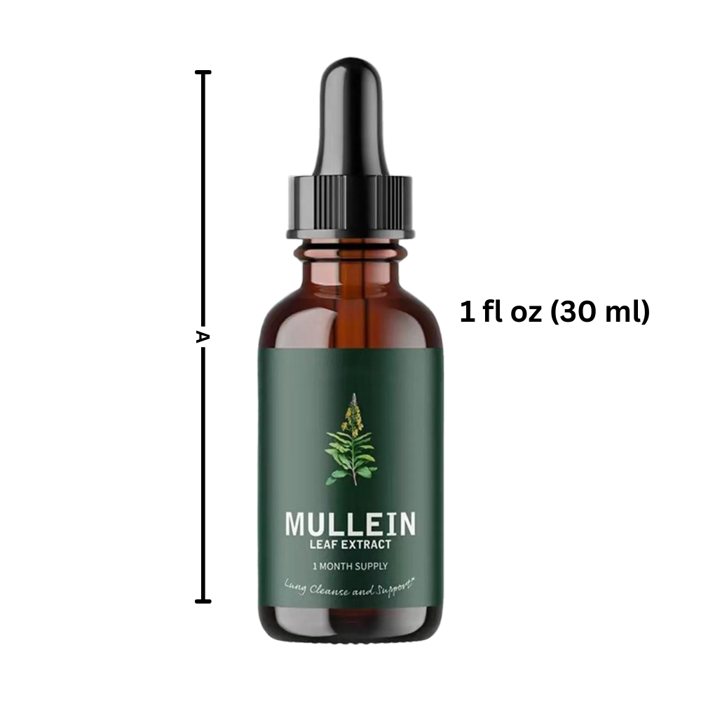 Mullein Herbal Extract | Detoxifying Chlorophyll Tincture for Respiratory Health