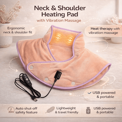 Relaxation Wrap for Neck and Shoulder Relief with Massage