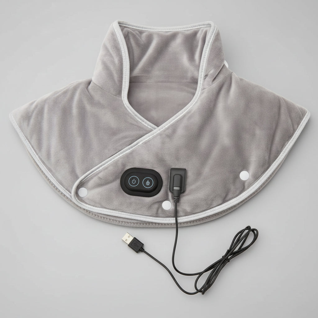 Relaxation Wrap for Neck and Shoulder Relief with Massage