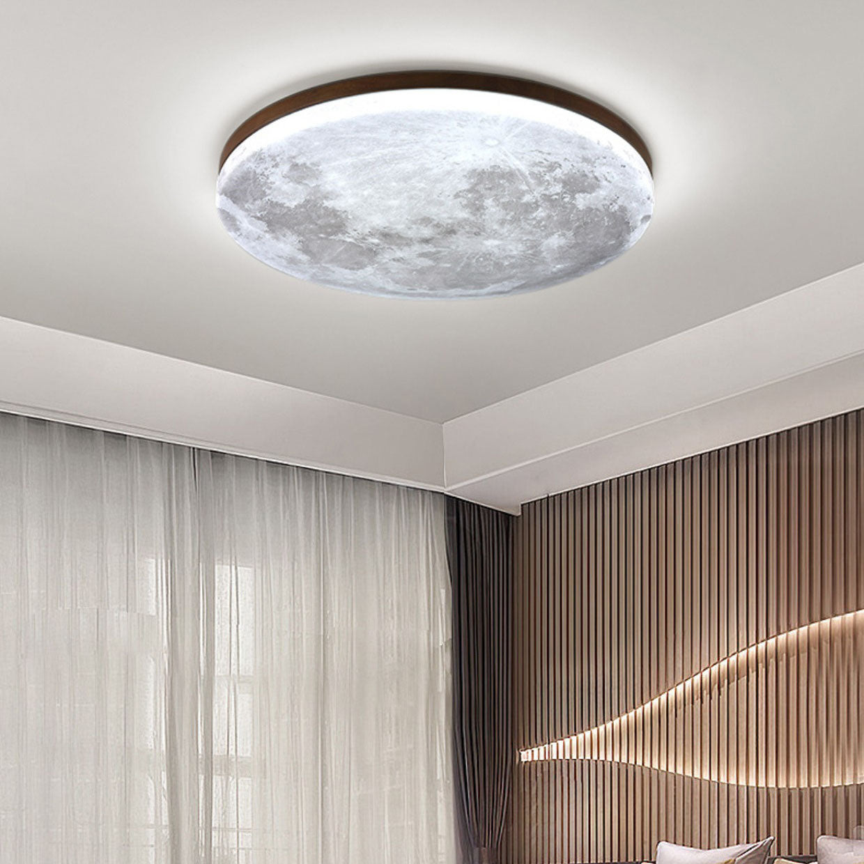 LED Ceiling Light Fixture – Modern Flush Mount Minimalist Style