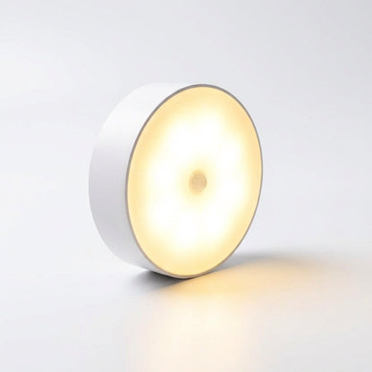 Rechargeable Motion-Activated Lamp with Adjustable Brightness for Closets and Hallways