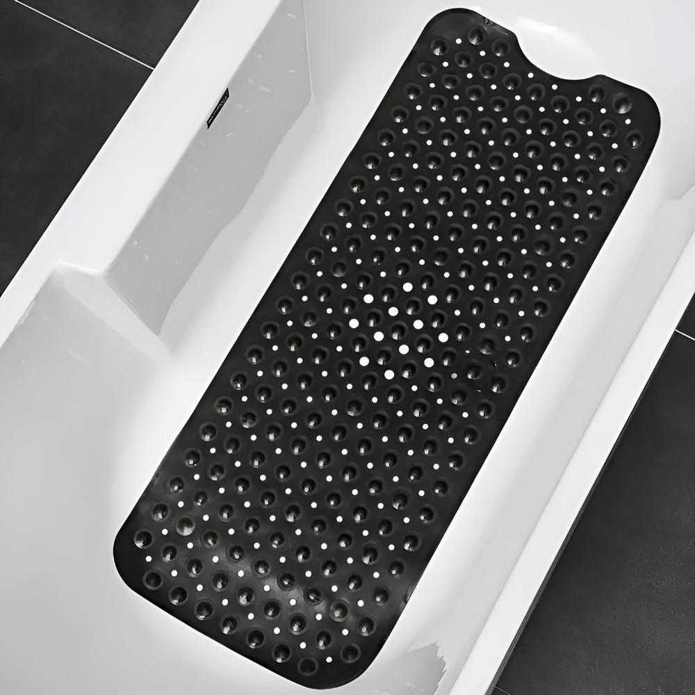 Durable Bath Mat with 200 Suction Cups for Kids and Seniors Safety