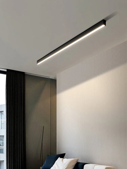 Contemporary Linear LED Ceiling Fixture in Minimalist Design