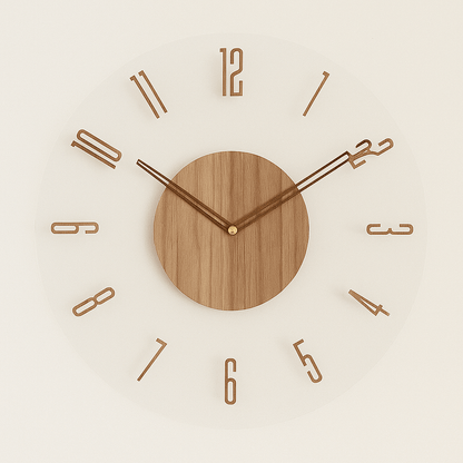 Nordic Style Wall Clock with Minimalist Design