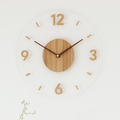 Nordic Style Wall Clock with Minimalist Design