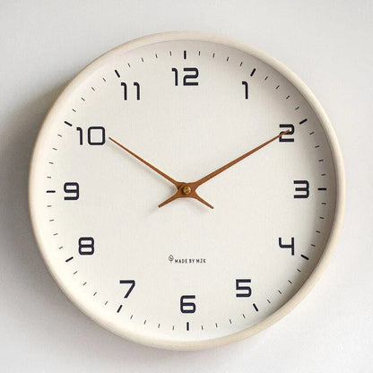 Natural Finish Wooden Wall Clock – Stylish Decor for Contemporary Spaces