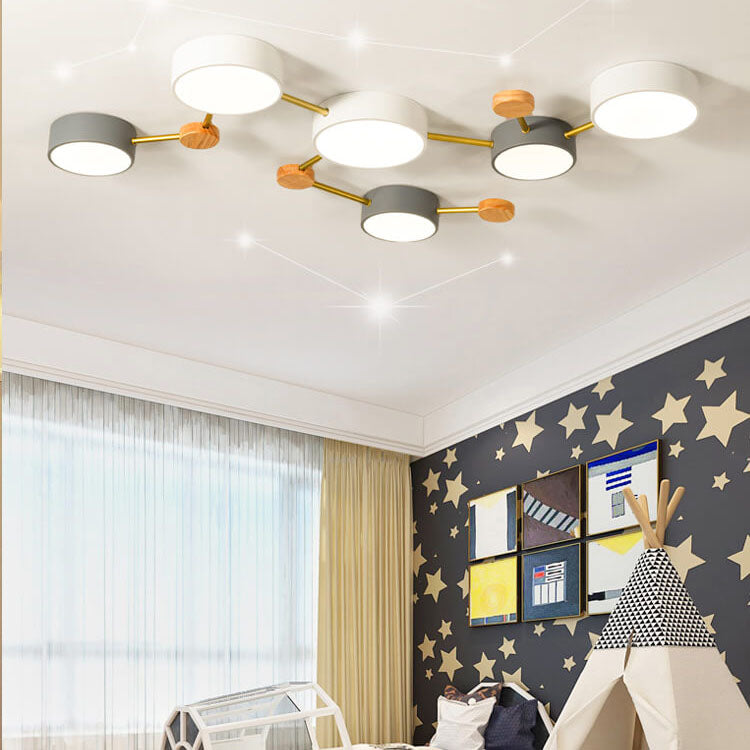 Modern Flush Mount Ceiling Light Fixture in Sleek Design