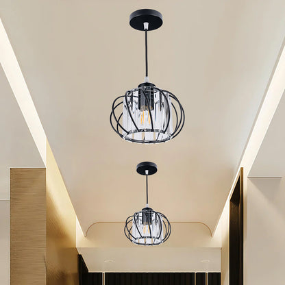 Contemporary Semi-Flush Mount Ceiling Fixture for Living Room, Bedroom, Kitchen