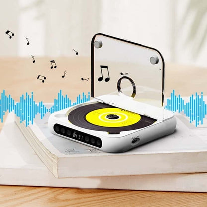 Compact Bluetooth CD Player with Extended Battery Life for Music Enthusiasts