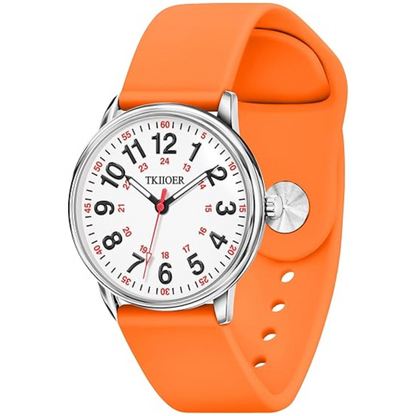 Luminous Dial Nurse Watch with Second Hand | Waterproof for Precision Timing