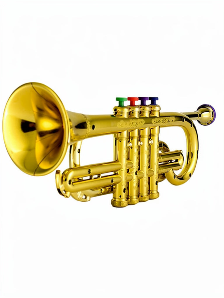 Colorful Beginner Trumpet for Kids - Lightweight & Fun