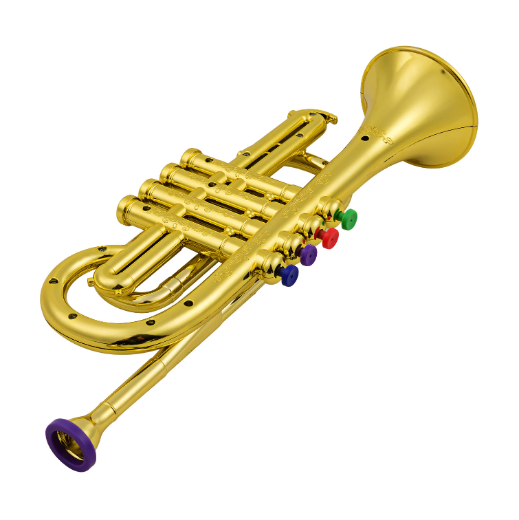 Colorful Beginner Trumpet for Kids - Lightweight & Fun
