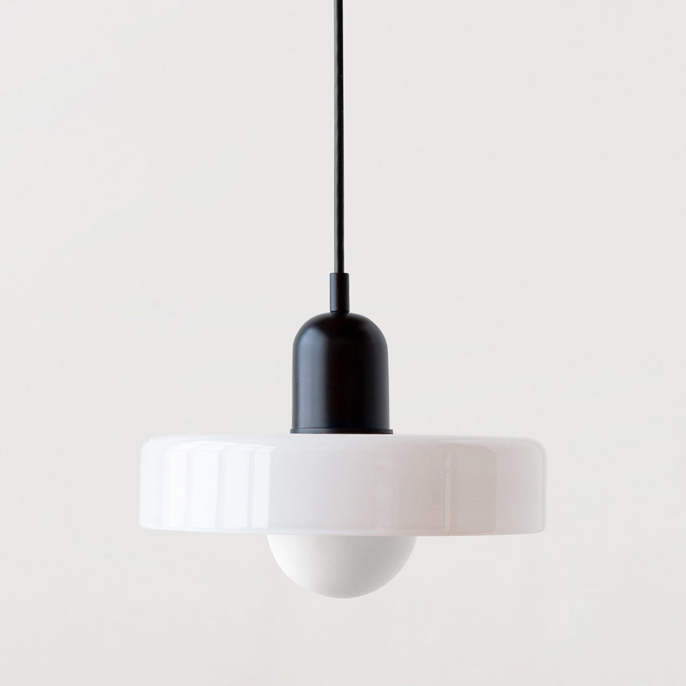 Two-Tone Pendant Light in Coastal Transitional Design