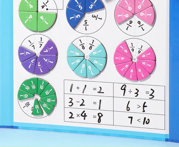 Interactive Fraction Discovery Book for Kids