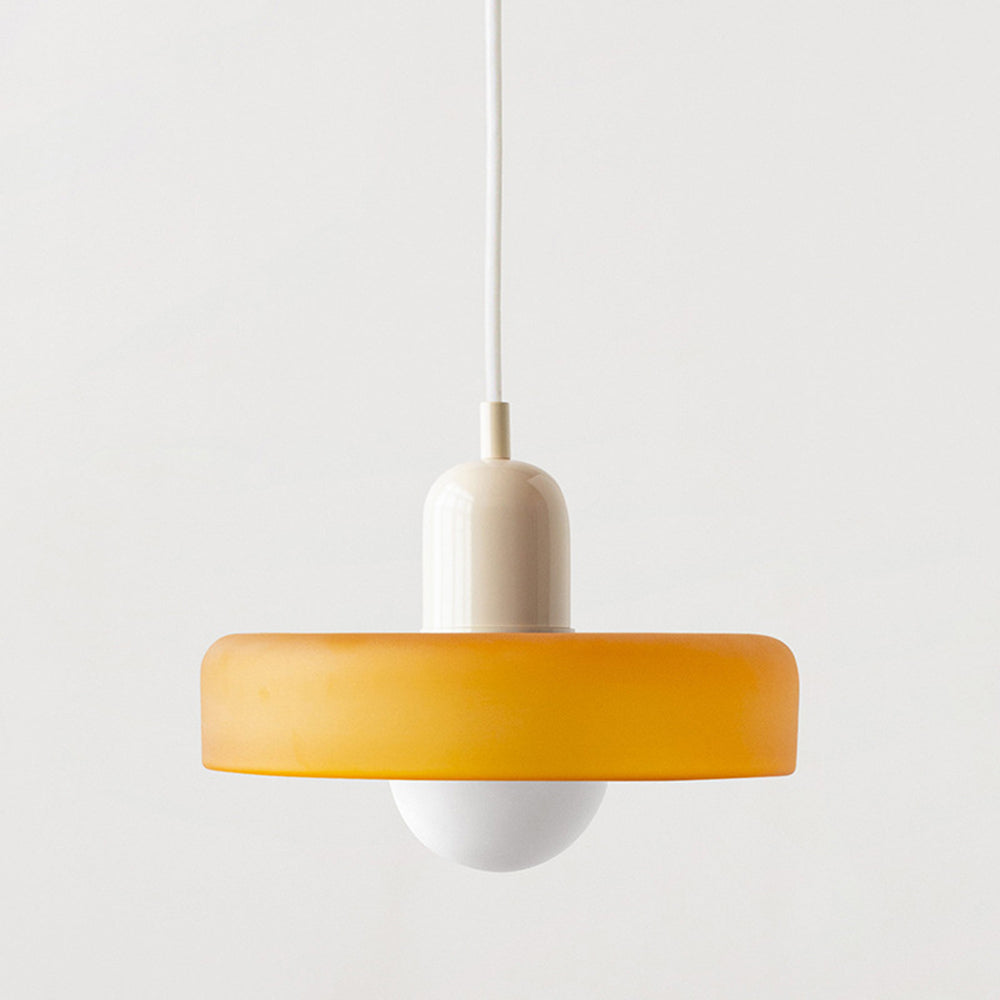 Two-Tone Pendant Light in Coastal Transitional Design