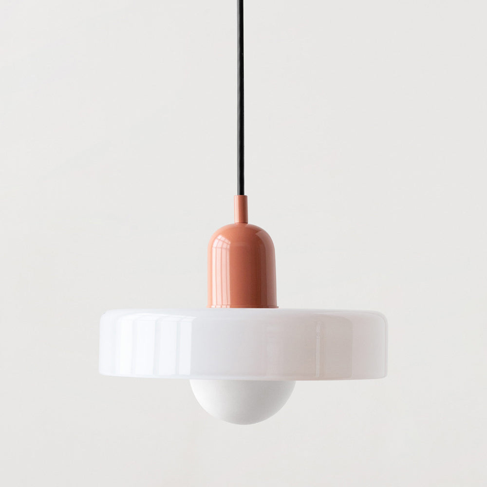 Two-Tone Pendant Light in Coastal Transitional Design