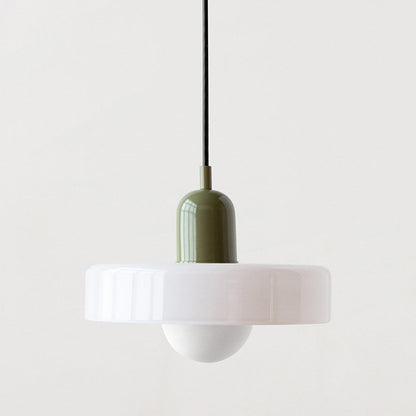 Two-Tone Pendant Light in Coastal Transitional Design