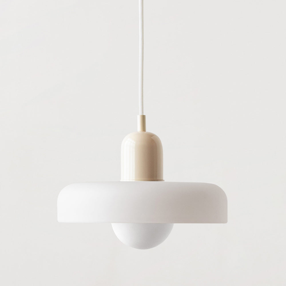 Two-Tone Pendant Light in Coastal Transitional Design