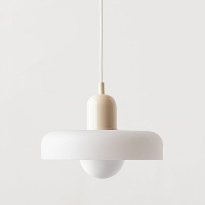 Two-Tone Pendant Light in Coastal Transitional Design