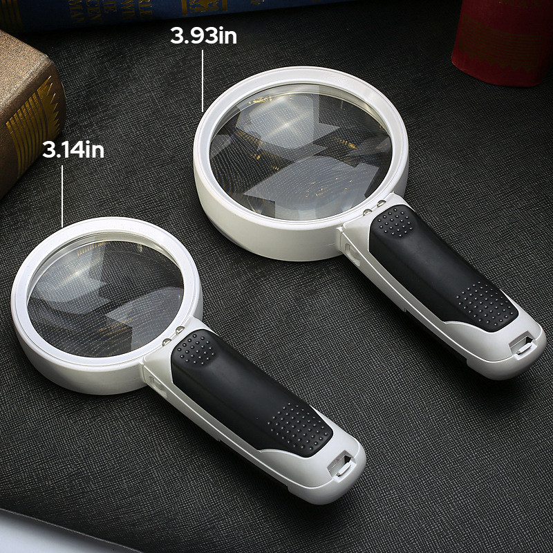 20X LED Magnifier Glass for Improved Clarity in Reading Small Print