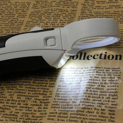 20X LED Magnifier Glass for Improved Clarity in Reading Small Print