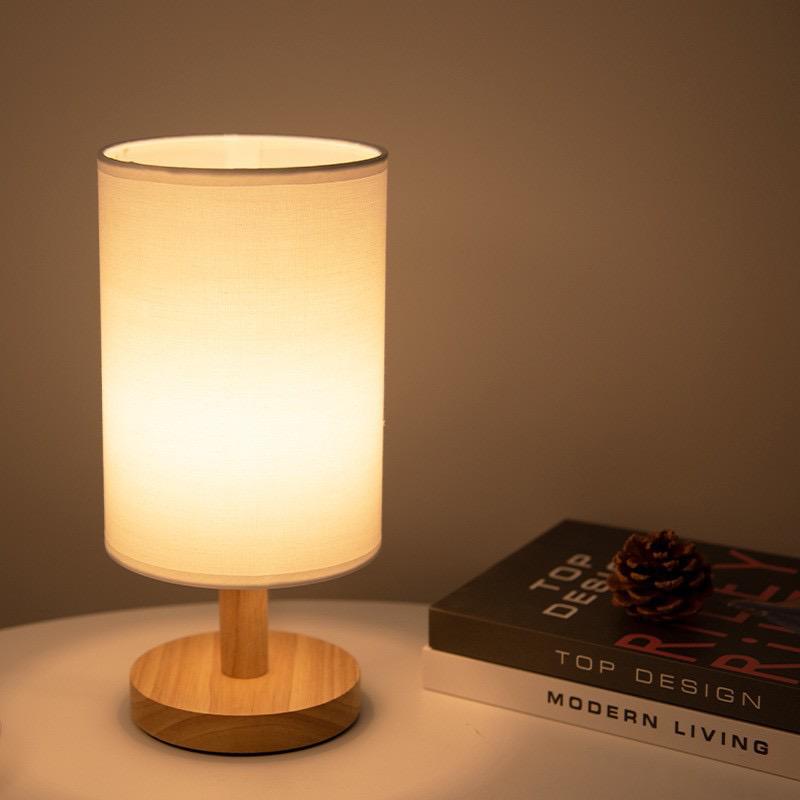 Dimmable LED Table Lamp with Remote – Eco-Friendly Organic Design