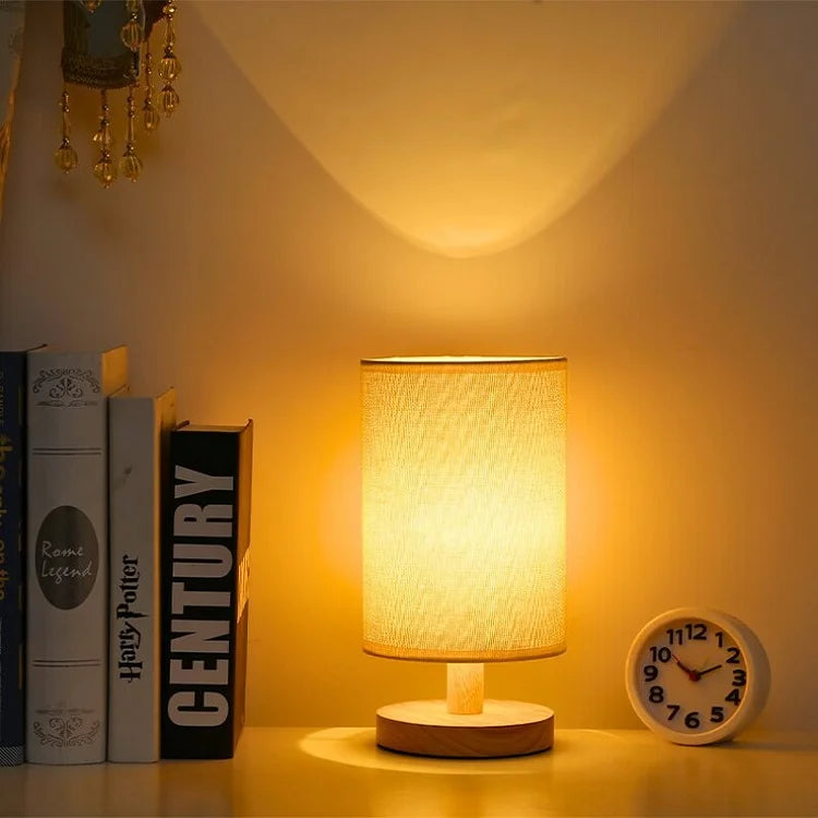 Dimmable LED Table Lamp with Remote – Eco-Friendly Organic Design